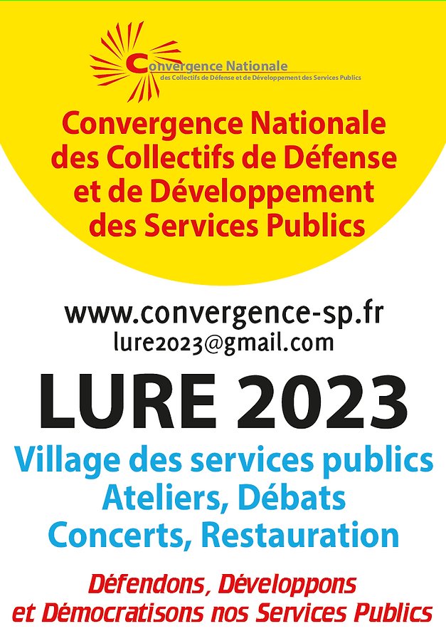 Mobilisation à Lure : ateliers, débats, concerts, restauration