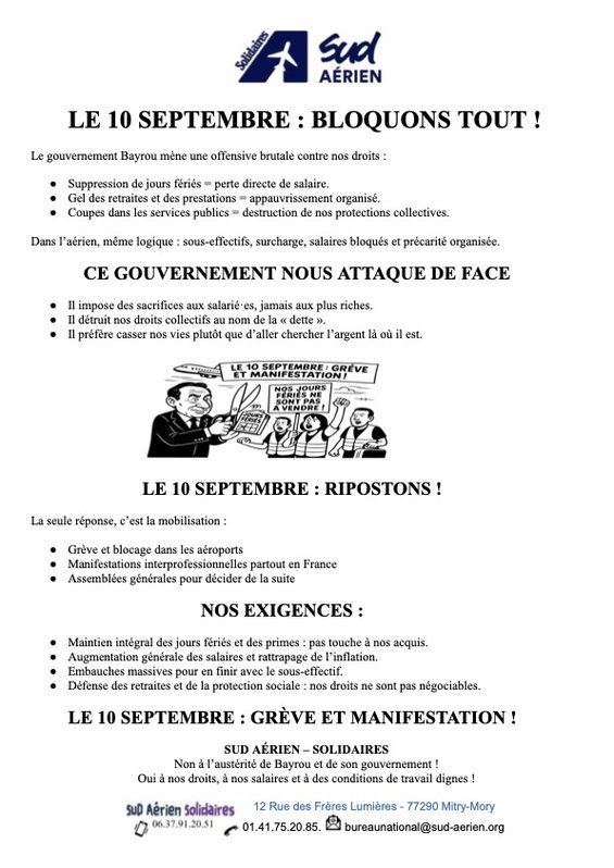68a9d701d05fb7bf868cd7f8_2025 08 22 - LE 10 SEPT 2025 BLOQUONS TOUT APPEL GREVE SUD AERIEN